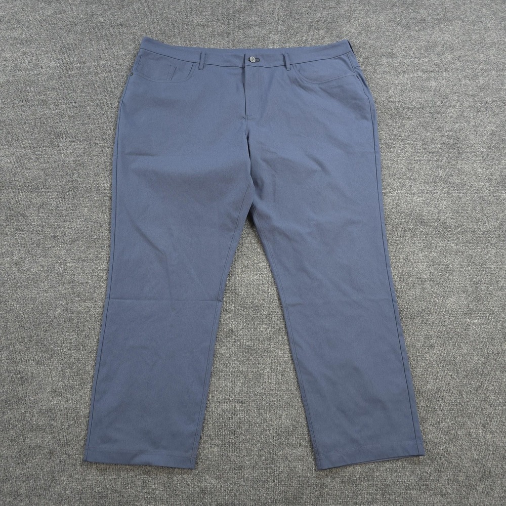 Public Rec Pants Mens 44x29 Blue Workday 5 Pocket Chino Travel Performance